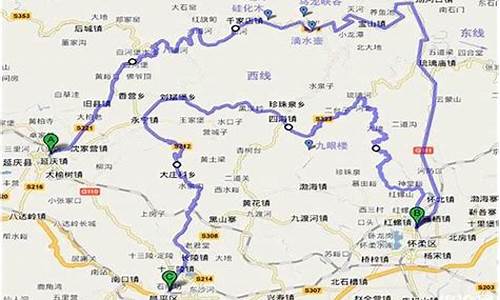 白河峡谷自驾路线图_白河峡谷自驾路线