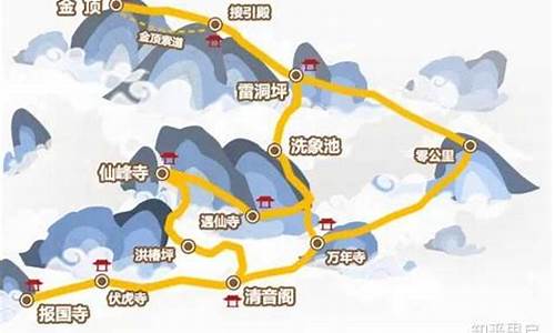 成都到峨眉山自驾路线,成都到峨眉山旅游自驾线路