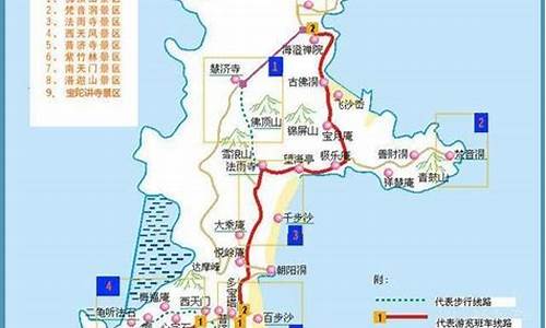 上海普陀山自驾游攻略路线图,上海普陀山自驾游攻略