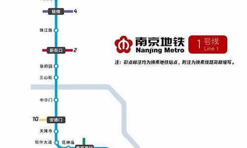 一号线地铁站线路图南京_1号线南京路线最新消息