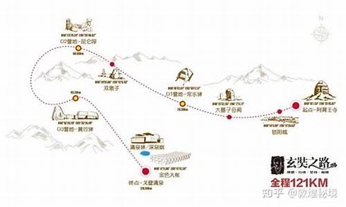 敦煌旅游路线规划图-敦煌旅游路线规划