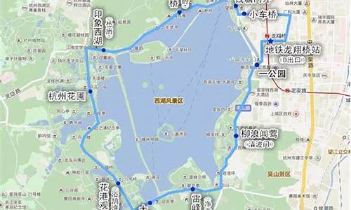 杭州西湖旅游路线_杭州西湖旅游路线图简笔